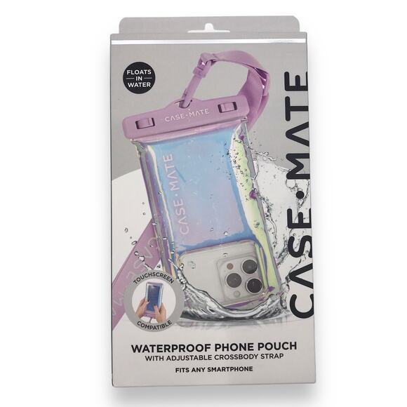 NEW Case-Mate Waterproof Floating Phone Pouch One Size Soap Bubble NIB - Picture 1 of 5
